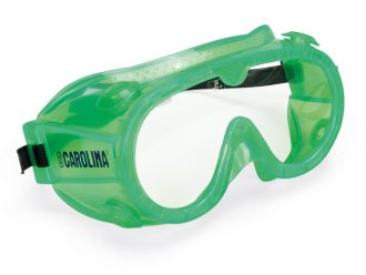 Safety Goggles, Large, Green, Value Pack of 10