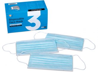 Disposable Protective Face Mask, Pack of 50