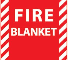 Fire Blanket Safety Sign