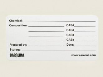 Blank Chemical Labels