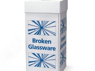 Glass Disposal Boxes, Floor Model, Pack of 6