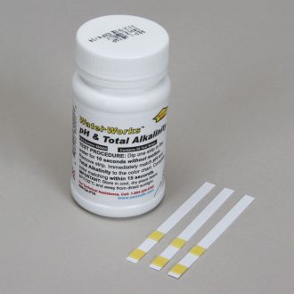 pH and Total Alkalinity Water Test Strips, Vial of 50