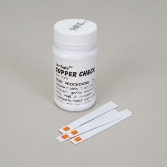 Total Copper Water Test Strips, Vial of 25