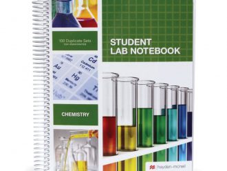 Carbonless Notebook, Chemistry, Spiral Bound, 100 Sheets