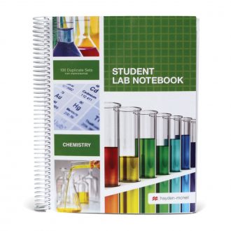 Carbonless Notebook, Chemistry, Spiral Bound, 100 Sheets