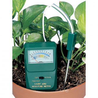 Soil Moisture and Light Meter, Sav-A-Plant II