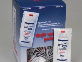 Ultrasound Transmission Gel, Single-Use 20-g Packets, Box of 100