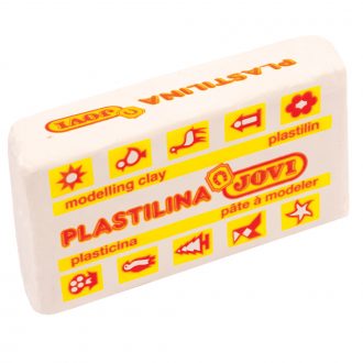 Non-Hardening Plastilina Clay, White, 40 g