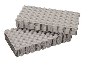 Papier Mache Quail Egg Tray, Pack of 15
