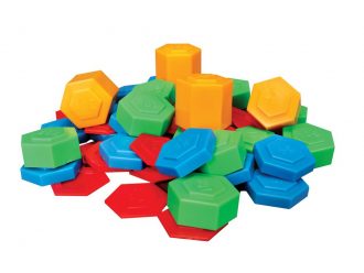 54-Piece Hexagram Metric Weight Set