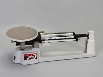 OHAUS Triple Beam Balance, Model 760-00, Plate Platform, 225-g Tare Beam