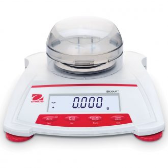 OHAUS Scout® Portable Electronic Balance, SKX123, 120 g, Readability 0.001 g