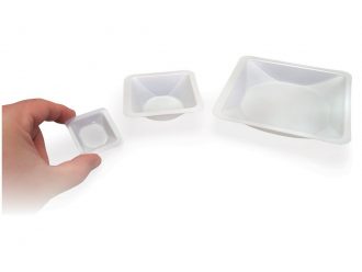 Weighing Boats, Plastic, 1 3/4 x 3/16'', Pack 500