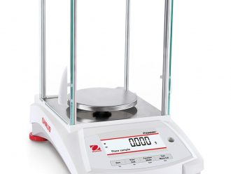 OHAUS Pioneer® Analytical Balance, Model PX323/E with Draftshield