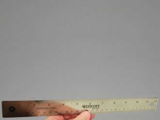 Ruler, Stainless-Steel, 12''