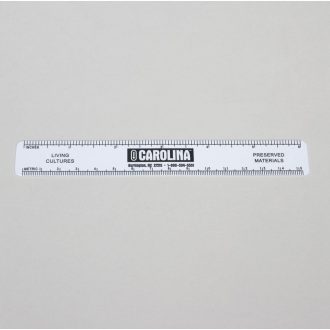 Ruler, White Vinyl, Pack of 12