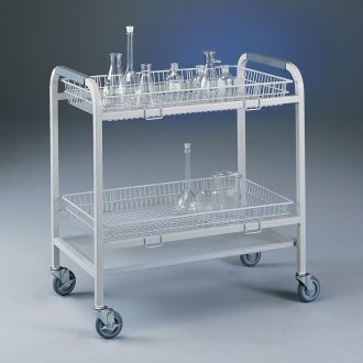 Glassware Cart with 2 Baskets