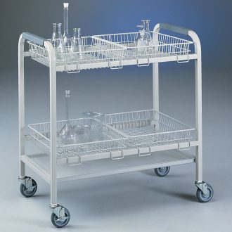 Glassware Cart with 4 Baskets