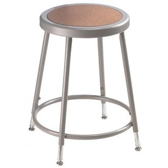 Hardboard Seat Stool 19 to 27'' H