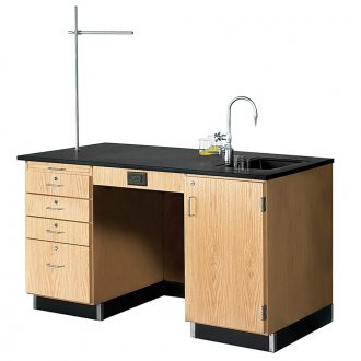 Instructor's Desk with Sink on Right