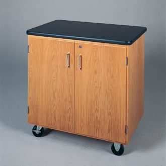 Mobile Lab Cart with Chemical-Resistant Laminate Top
