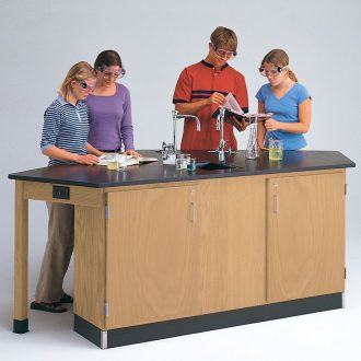 Forward Vision I 4-Student Workstation, with Water and Gas Assemblies