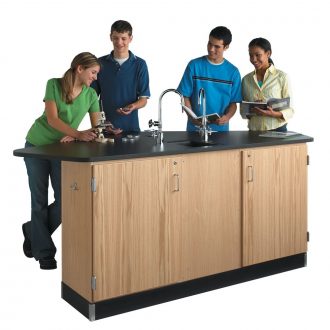 Forward Vision II 4-Student Workstation, with Water and Gas Assemblies