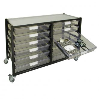 Mobile Tote Tray Cart (68 lbs)