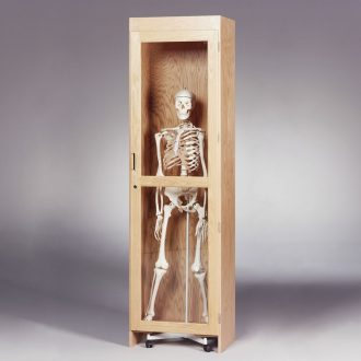 Rolling Model Skeleton Cabinet