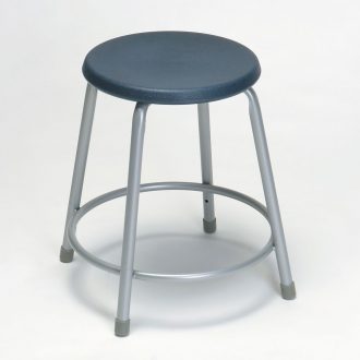 Laboratory Stool, 18'', Navy Blue