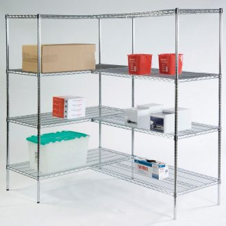 Wire Shelving Storage Add-On Unit, 72'' W x 24'' D x 64'' H