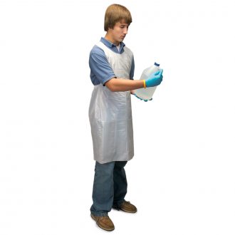 Economy Polyethylene Lab Apron, Box of 100
