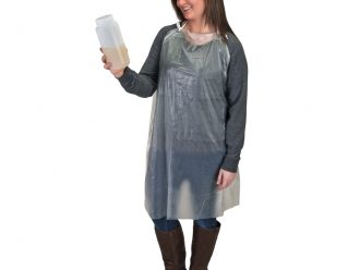 Transparent Plastic Laboratory Apron, Large (36 x 46 in)
