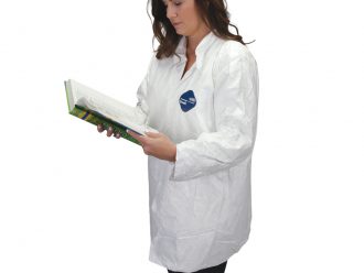 Disposable Laboratory Coat, Tyvek®, Medium