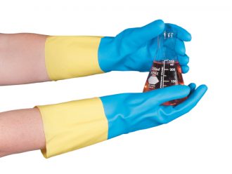 Gloves, Neoprene /Latex Utility, Large, Pair