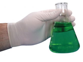 Latex-Free Gloves, Powder Free, Large, Dispenser of 100