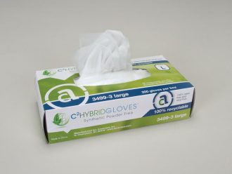 Stretch Polyethylene Gloves, Large, Box of 200