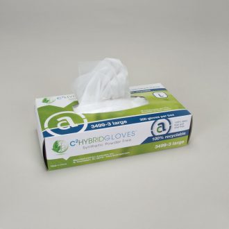 Stretch Polyethylene Gloves, Large, Box of 200
