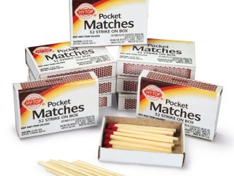 Wood Safety Matches, Pack of 10