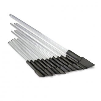 Glass Stirring Rod Assortment with Rubber Policemen