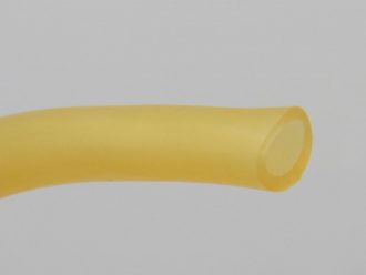 Rubber Tubing, Amber, 1/4'' Bore, 1/16'' Wall, 10 ft