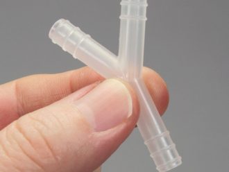 Connecting Tube, Y-Shaped Polypropylene, 1/4''