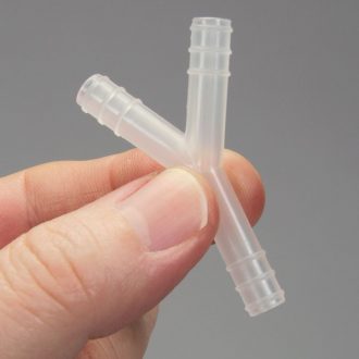 Connecting Tube, Y-Shaped Polypropylene, 1/4''