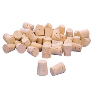 XXXX Quality Cork Stoppers, Size 3, Top: 14 mm, Bottom: 11 mm, Pack of 100