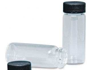 Vials, Flint Glass Screw-Cap, 6 dram