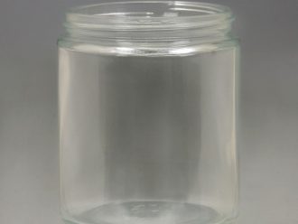 Specimen Jar, Glass, Screw-Cap (Not Included), Low Form, 16 oz, Pack of 12, Cap Diameter 89 mm
