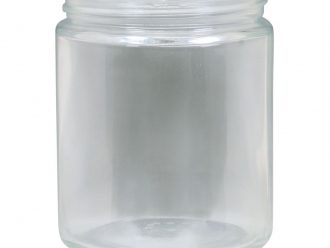 Specimen Jar, Glass, Screw-Cap (Not Included), Low Form, 8 oz, Pack of 12, Cap Diameter 70 mm