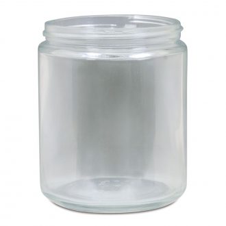 Specimen Jar, Glass, Screw-Cap (Not Included), Low Form, 8 oz, Pack of 12, Cap Diameter 70 mm
