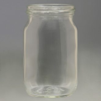 Specimen Jar, Glass, Screw-Cap (Not Included), Shoulder Type, 8 oz, Pack of 12, Cap Diameter 58 mm