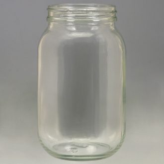 Specimen Jar, Glass, Screw-Cap (Not Included), Shoulder Type, 16 oz, Pack of 12, Cap Diameter 63 mm